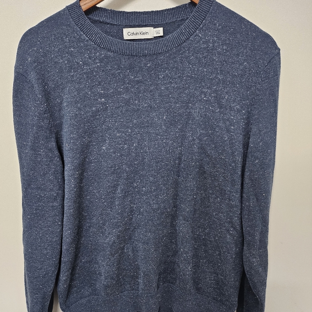 Calvin Klein Blue Crewneck Sweater